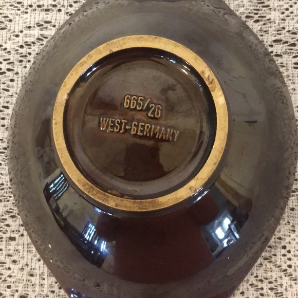 Vintage West Germany Candy Bowl Trinket Bowl Dish Marked 665/26 - Picture 10 of 10